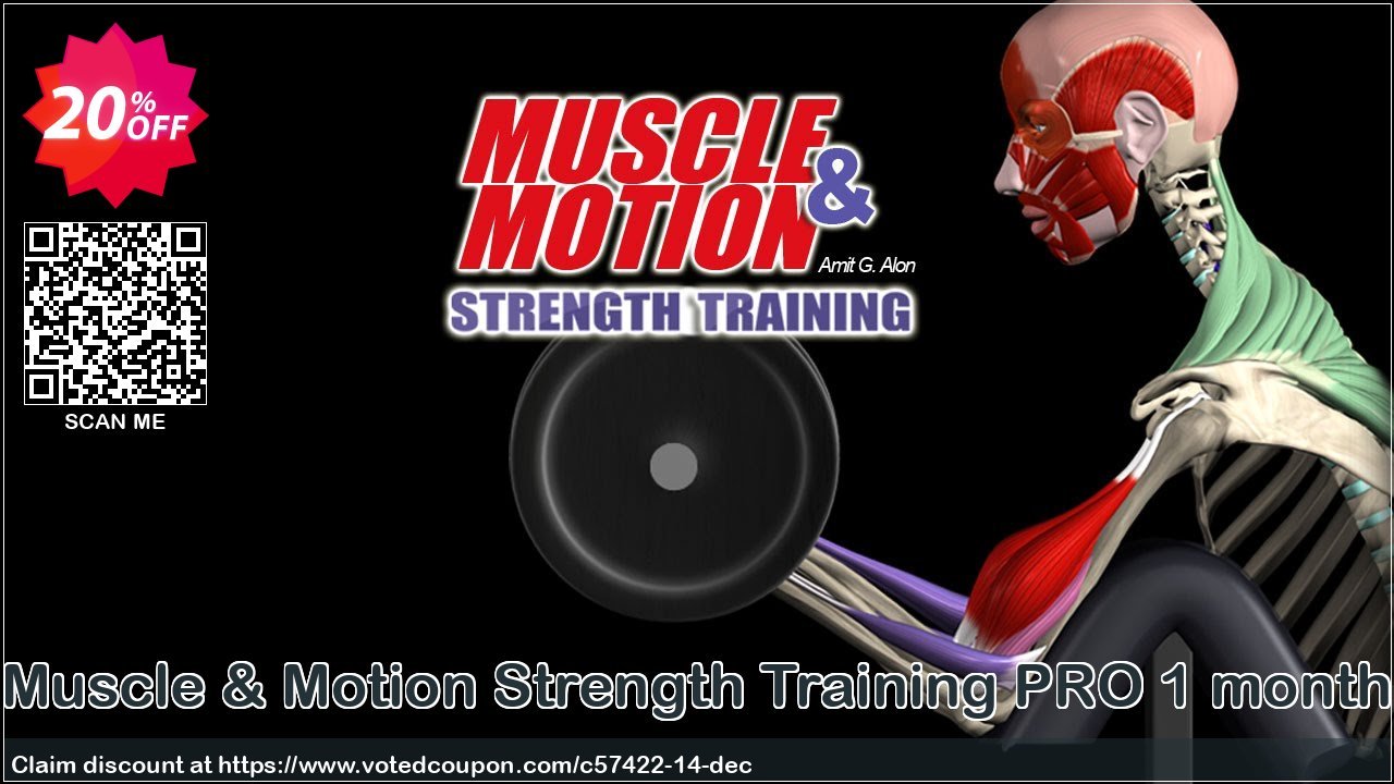 Muscle & Motion Strength Training PRO Monthly Coupon, discount 20% OFF Muscle & Motion Strength Training PRO 1 month, verified. Promotion: Awful promotions code of Muscle & Motion Strength Training PRO 1 month, tested & approved