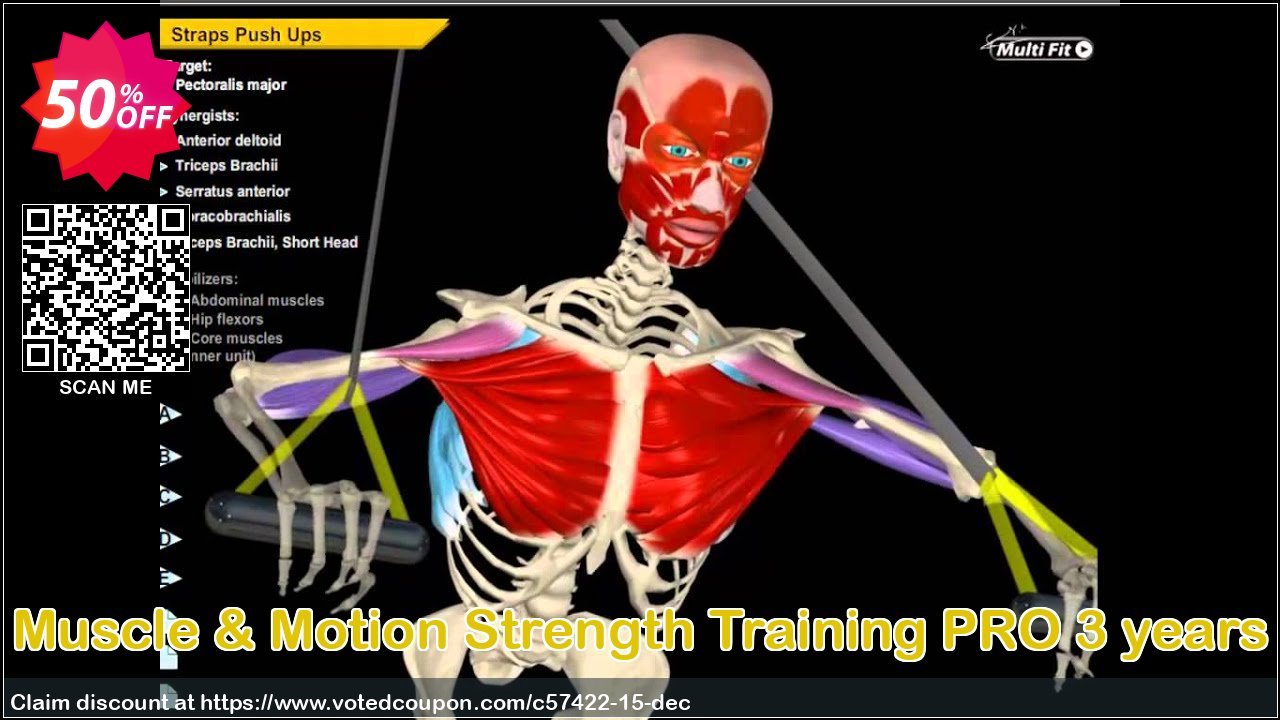 Muscle & Motion Strength Training PRO 3 years Coupon, discount 50% OFF Muscle & Motion Strength Training PRO 3 years, verified. Promotion: Awful promotions code of Muscle & Motion Strength Training PRO 3 years, tested & approved