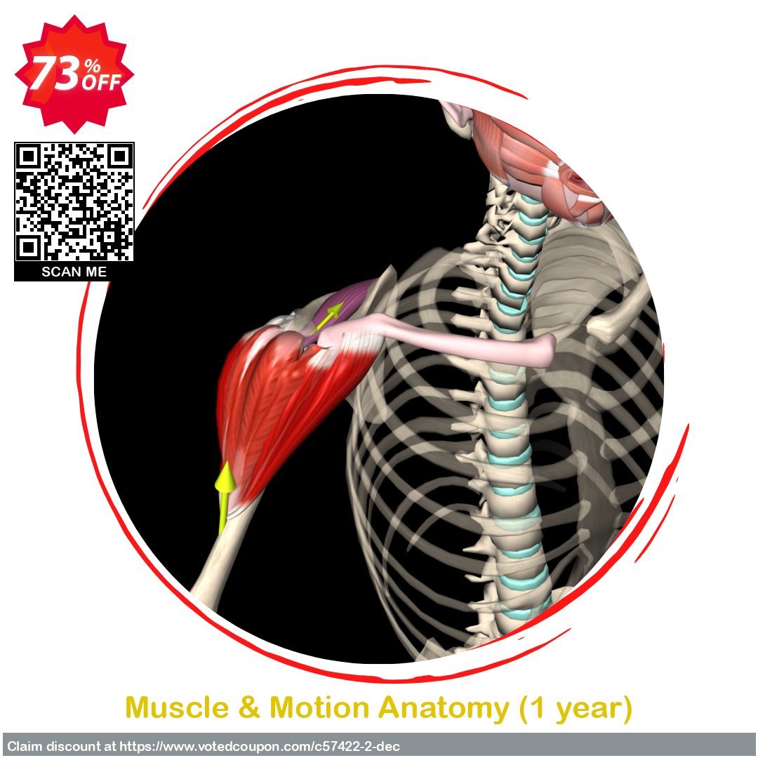 Muscle & Motion Anatomy, Yearly  Coupon, discount 73% OFF Muscle & Motion Anatomy, verified. Promotion: Awful promotions code of Muscle & Motion Anatomy, tested & approved