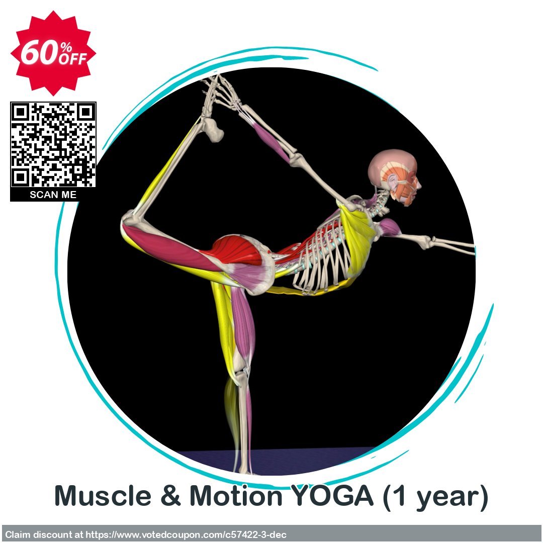 Muscle & Motion YOGA, Yearly  Coupon, discount 60% OFF Muscle & Motion YOGA, verified. Promotion: Awful promotions code of Muscle & Motion YOGA, tested & approved
