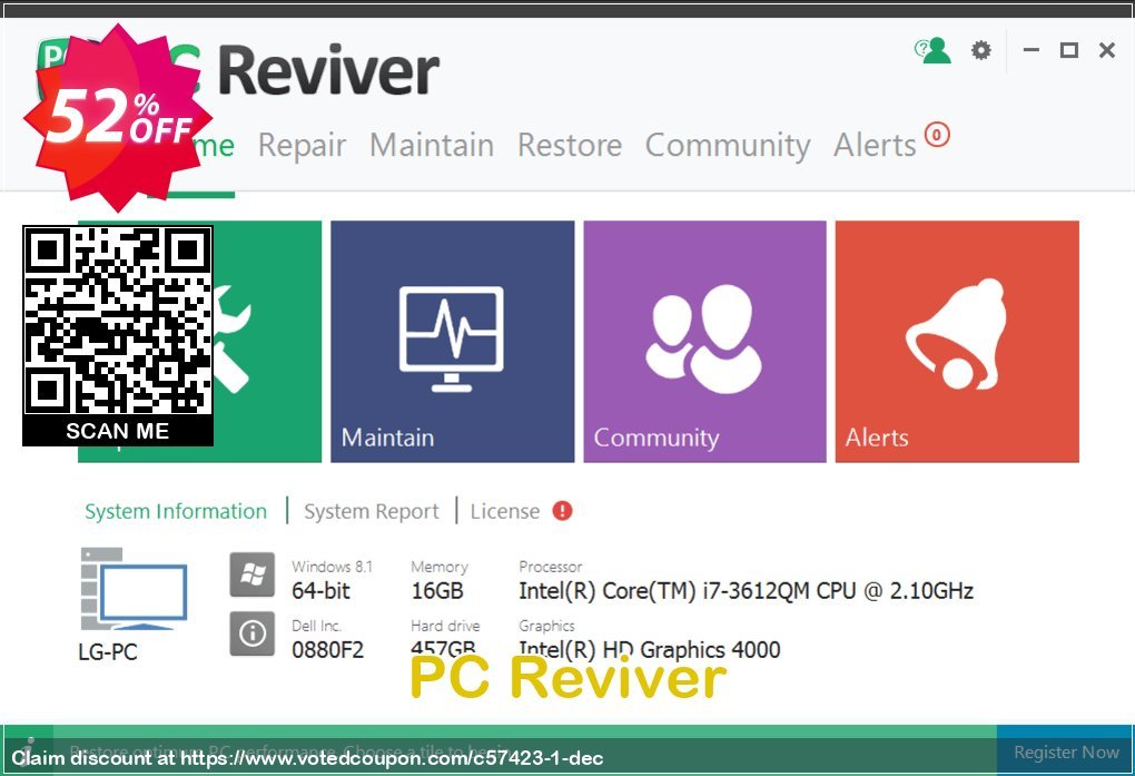 PC Reviver Coupon, discount 50% OFF PC Reviver, verified. Promotion: Awful sales code of PC Reviver, tested & approved
