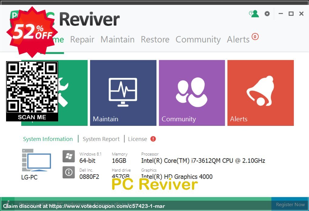 PC Reviver Coupon, discount 50% OFF PC Reviver, verified. Promotion: Awful sales code of PC Reviver, tested & approved