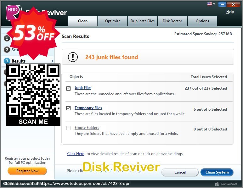 Disk Reviver Coupon Code Apr 2024, 53% OFF - VotedCoupon