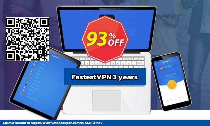 FastestVPN 3 years Coupon Code Apr 2024, 93% OFF - VotedCoupon