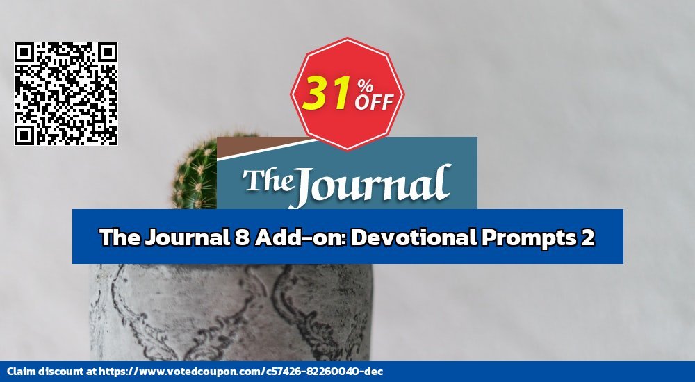 The Journal 8 Add-on: Devotional Prompts 2 Coupon Code Apr 2024, 33% OFF - VotedCoupon