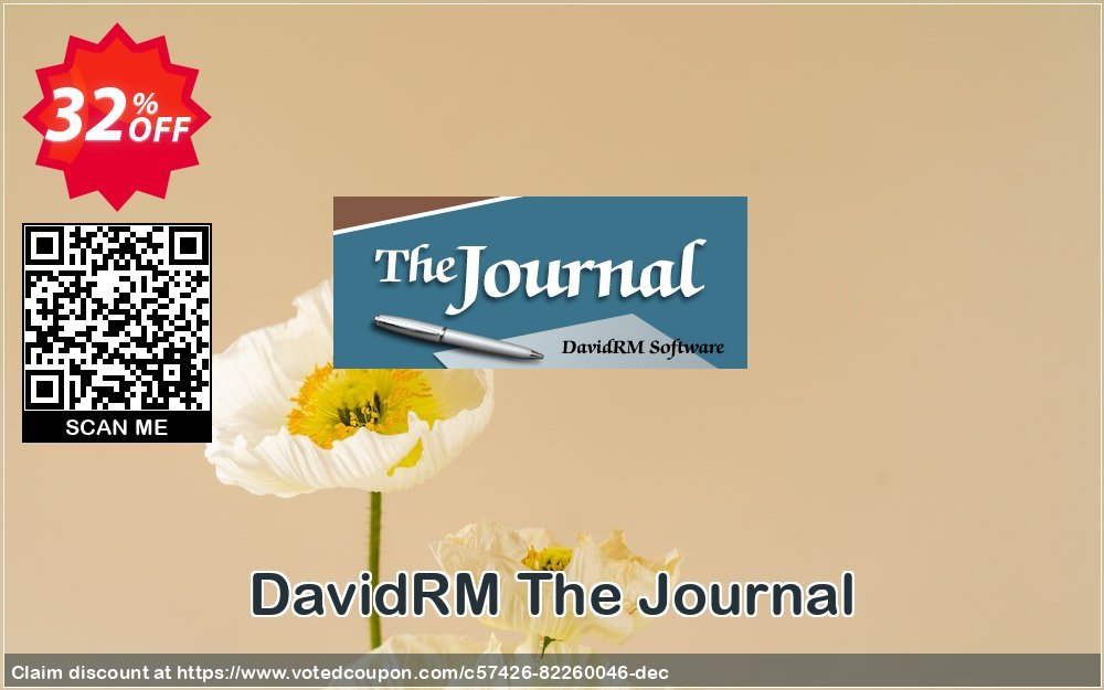 DavidRM The Journal Coupon, discount 31% OFF DavidRM The Journal, verified. Promotion: Best discount code of DavidRM The Journal, tested & approved