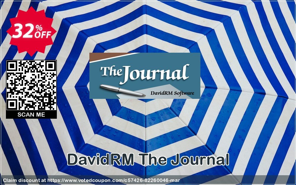 DavidRM The Journal Coupon, discount 31% OFF DavidRM The Journal, verified. Promotion: Best discount code of DavidRM The Journal, tested & approved