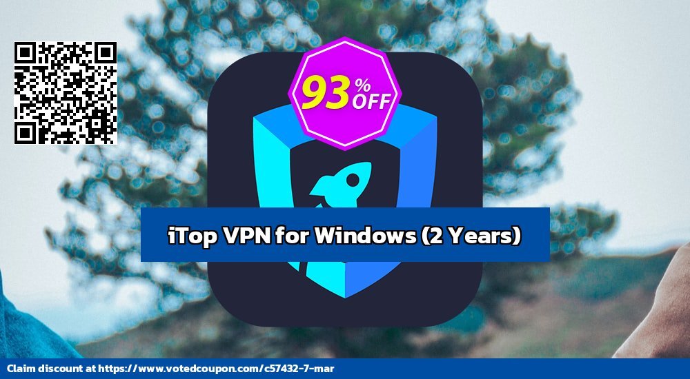 iTop VPN for WINDOWS, 2 Years  Coupon, discount 93% OFF iTop VPN for Windows (2 Years), verified. Promotion: Wonderful offer code of iTop VPN for Windows (2 Years), tested & approved