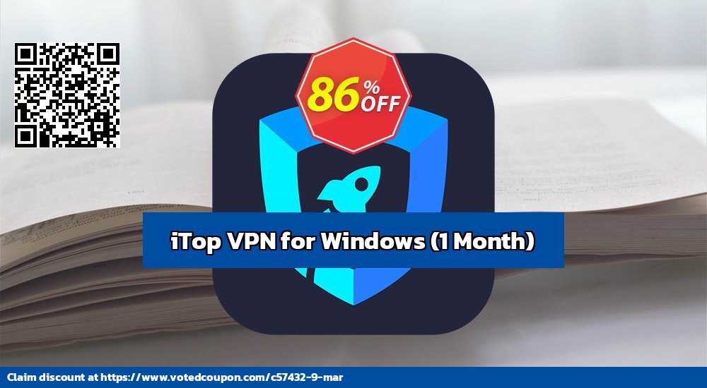 iTop VPN for WINDOWS, Monthly  Coupon, discount 86% OFF iTop VPN for Windows (1 Month), verified. Promotion: Wonderful offer code of iTop VPN for Windows (1 Month), tested & approved