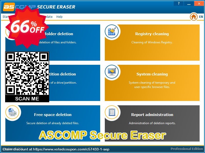ASCOMP Secure Eraser Coupon Code Oct 2023, 66% OFF - VotedCoupon