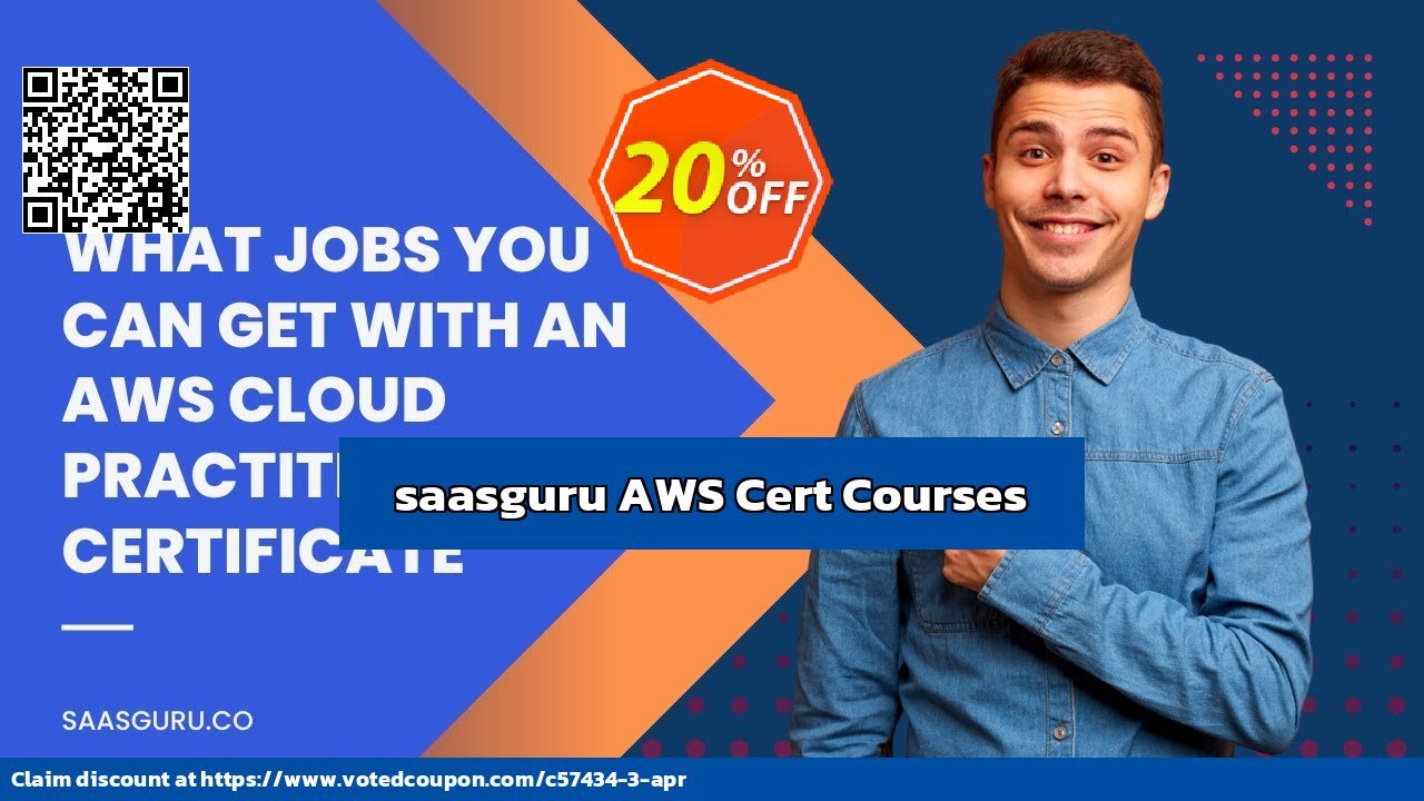 saasguru AWS Cert Courses Coupon Code May 2024, 20% OFF - VotedCoupon