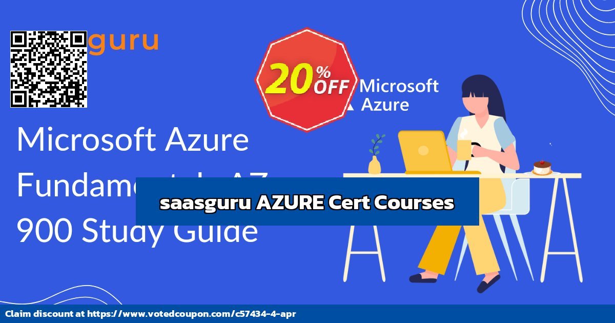 saasguru AZURE Cert Courses Coupon, discount 20% OFF saasguru AZURE Cert Courses, verified. Promotion: Stunning promo code of saasguru AZURE Cert Courses, tested & approved