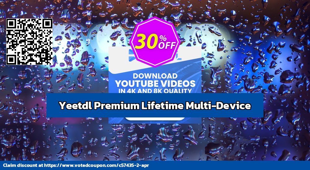 Yeetdl Premium Lifetime Multi-Device Coupon, discount 30% OFF Yeetdl Premium Lifetime Multi-Device, verified. Promotion: Staggering discounts code of Yeetdl Premium Lifetime Multi-Device, tested & approved