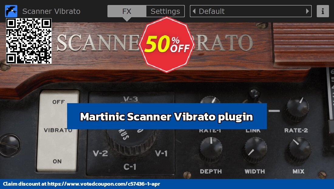 Martinic Scanner Vibrato plugin Coupon, discount 50% OFF Martinic Scanner Vibrato plugin, verified. Promotion: Imposing promotions code of Martinic Scanner Vibrato plugin, tested & approved