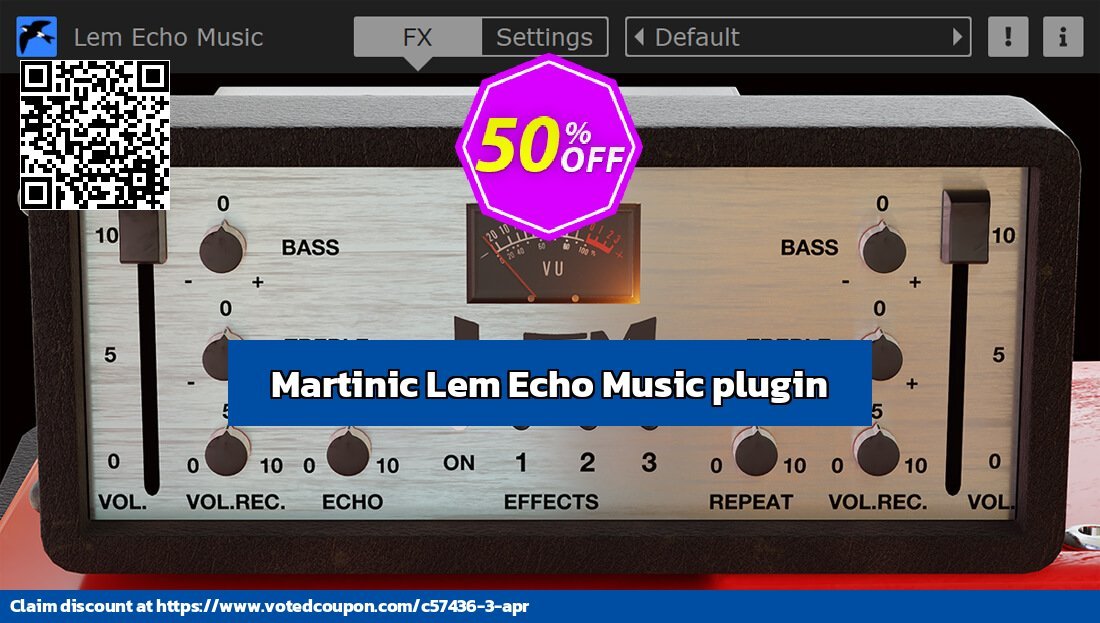 Martinic Lem Echo Music plugin Coupon, discount 50% OFF Martinic Lem Echo Music plugin, verified. Promotion: Imposing promotions code of Martinic Lem Echo Music plugin, tested & approved