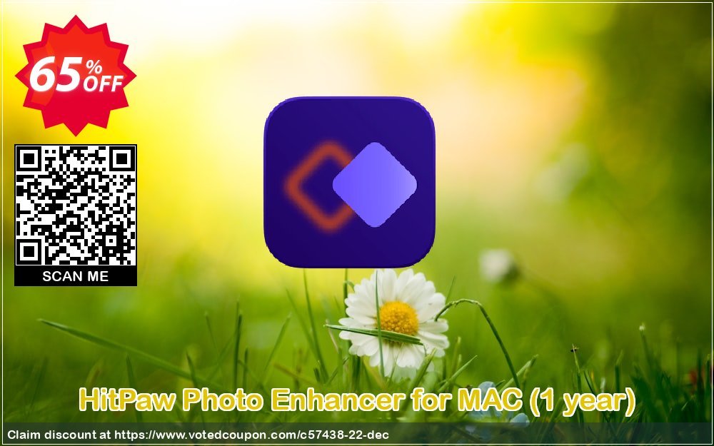 HitPaw Photo Enhancer for MAC, Yearly  voted-on promotion codes