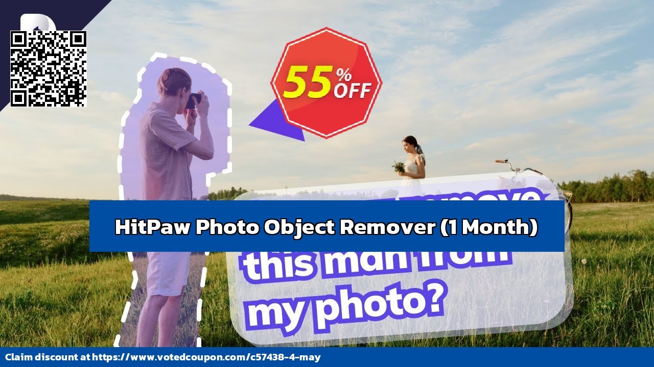 HitPaw Photo Object Remover, Monthly  Coupon Code May 2024, 55% OFF - VotedCoupon