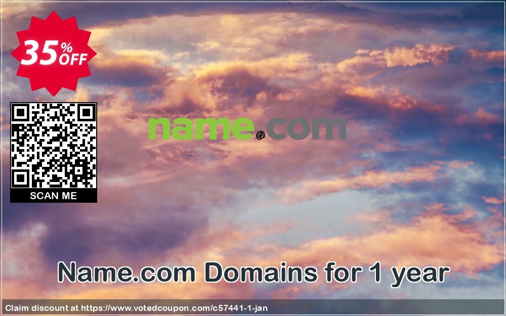Name.com Domains for Yearly Coupon Code Mar 2024, 35% OFF - VotedCoupon