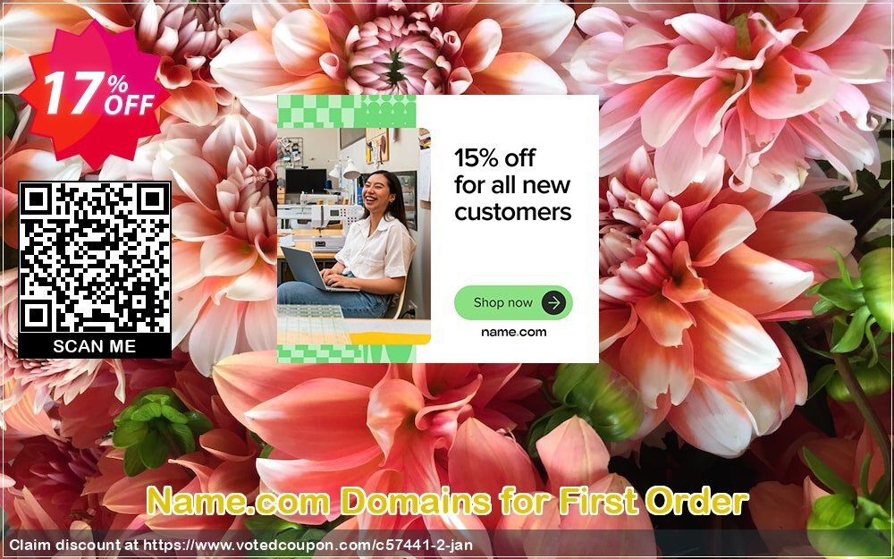 Name.com Domains for First Order Coupon Code Mar 2024, 17% OFF - VotedCoupon