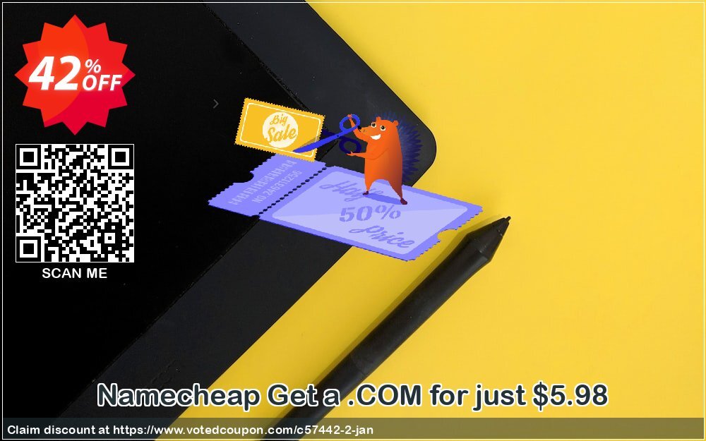 Namecheap Get a .COM for just $5.98 Coupon Code Mar 2024, 42% OFF - VotedCoupon