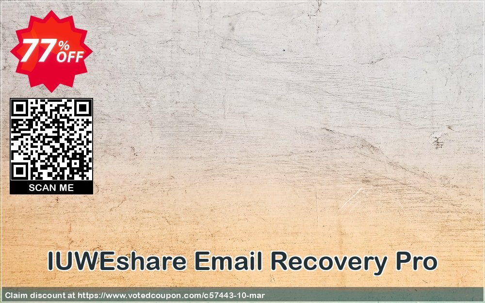 IUWEshare Email Recovery Pro Coupon Code May 2024, 77% OFF - VotedCoupon