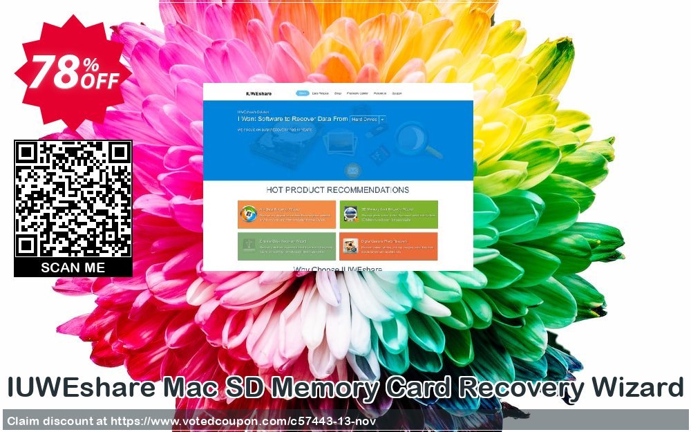 IUWEshare MAC SD Memory Card Recovery Wizard Coupon, discount IUWEshare coupon discount (57443). Promotion: IUWEshare coupon codes (57443)