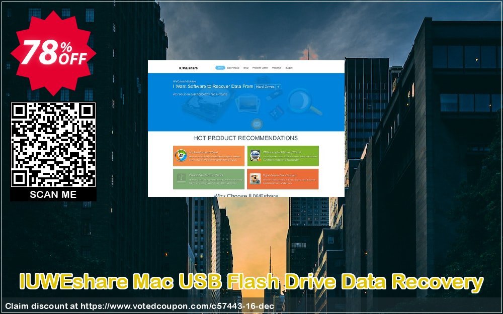 IUWEshare MAC USB Flash Drive Data Recovery Coupon, discount IUWEshare coupon discount (57443). Promotion: IUWEshare coupon codes (57443)