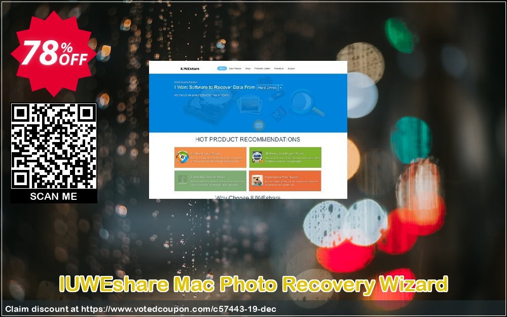 IUWEshare MAC Photo Recovery Wizard Coupon, discount IUWEshare coupon discount (57443). Promotion: IUWEshare coupon codes (57443)