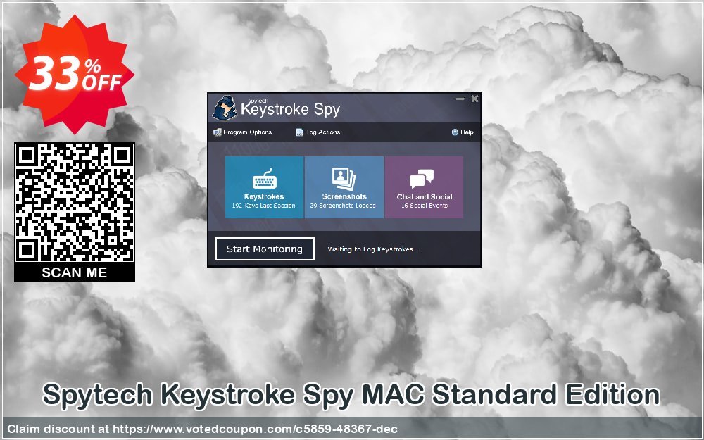 Spytech Keystroke Spy MAC Standard Edition Coupon, discount 33% OFF Spytech Keystroke Spy MAC Standard Edition Oct 2023. Promotion: Super discounts code of Spytech Keystroke Spy MAC Standard Edition, tested in October 2023