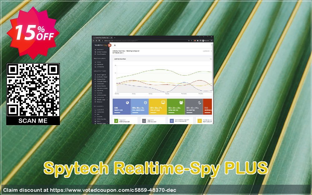 Spytech Realtime-Spy PLUS Coupon, discount 15% OFF Spytech Realtime-Spy PLUS Oct 2023. Promotion: Super discounts code of Spytech Realtime-Spy PLUS, tested in October 2023