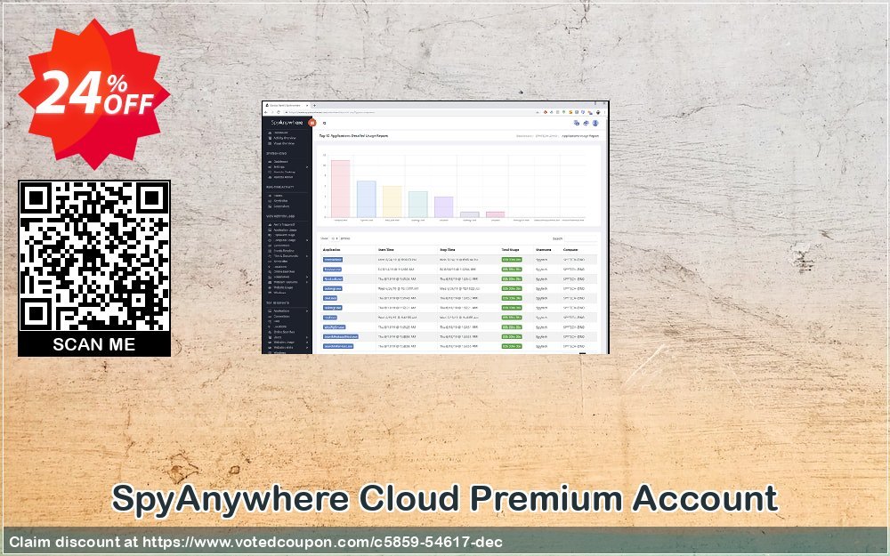 SpyAnywhere Cloud Premium Account Coupon, discount 20% OFF SpyAnywhere Cloud Premium Account Oct 2023. Promotion: Super discounts code of SpyAnywhere Cloud Premium Account, tested in October 2023
