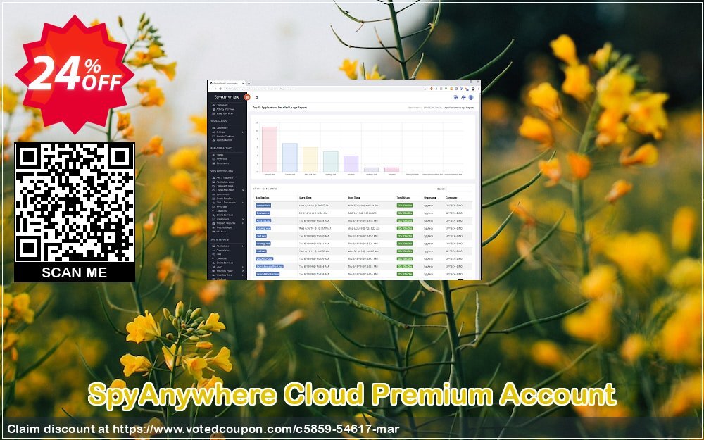 SpyAnywhere Cloud Premium Account Coupon, discount 20% OFF SpyAnywhere Cloud Premium Account Oct 2024. Promotion: Super discounts code of SpyAnywhere Cloud Premium Account, tested in October 2024