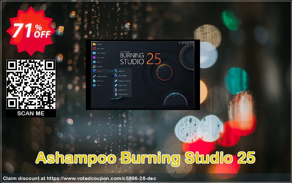 Ashampoo Burning Studio 25 Coupon, discount 70% OFF Ashampoo Burning Studio 25, verified. Promotion: Wonderful discounts code of Ashampoo Burning Studio 25, tested & approved