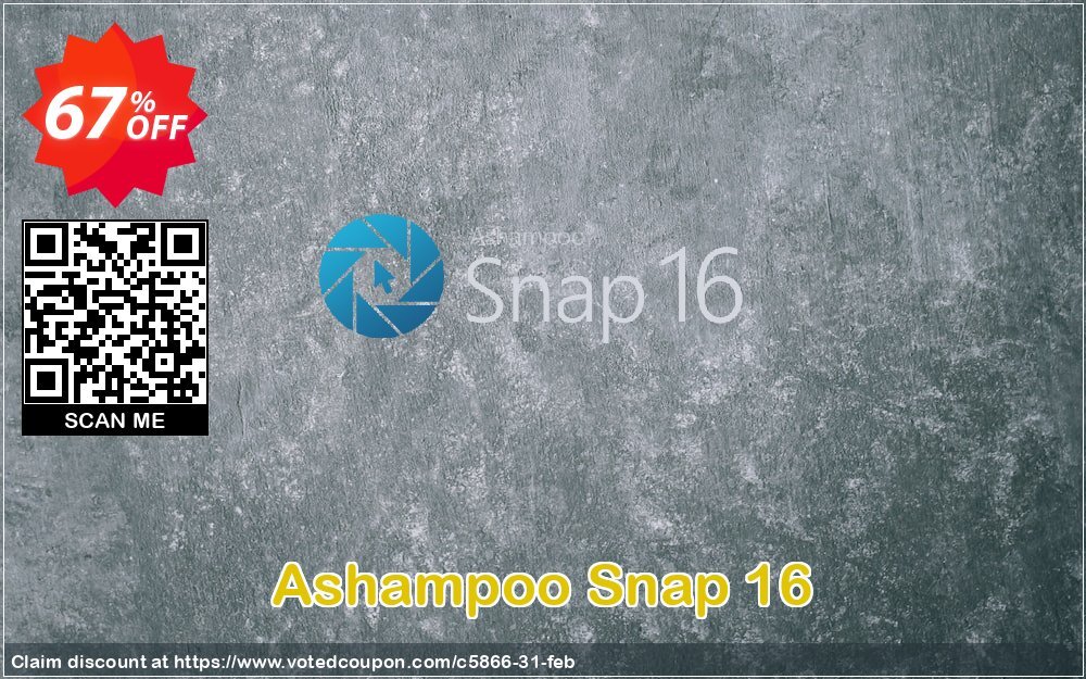 Ashampoo Snap 15 Coupon, discount 65% OFF Ashampoo Snap 15, verified. Promotion: Wonderful discounts code of Ashampoo Snap 15, tested & approved