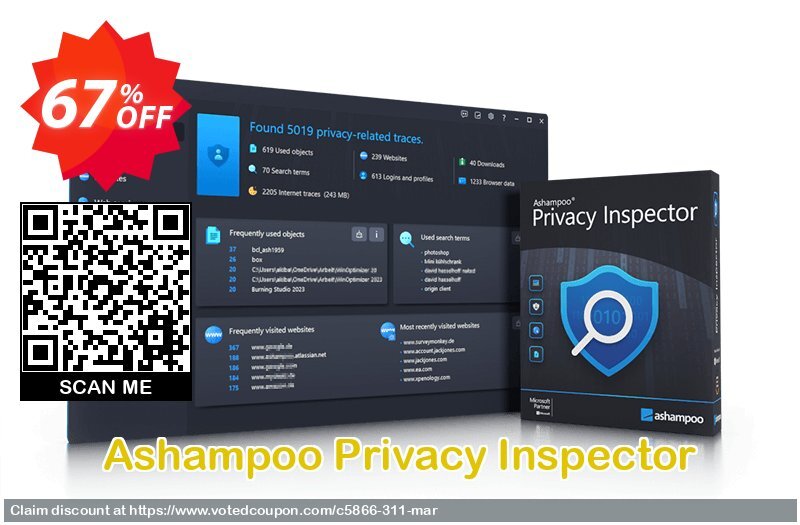 Ashampoo Privacy Inspector Coupon Code Apr 2024, 67% OFF - VotedCoupon