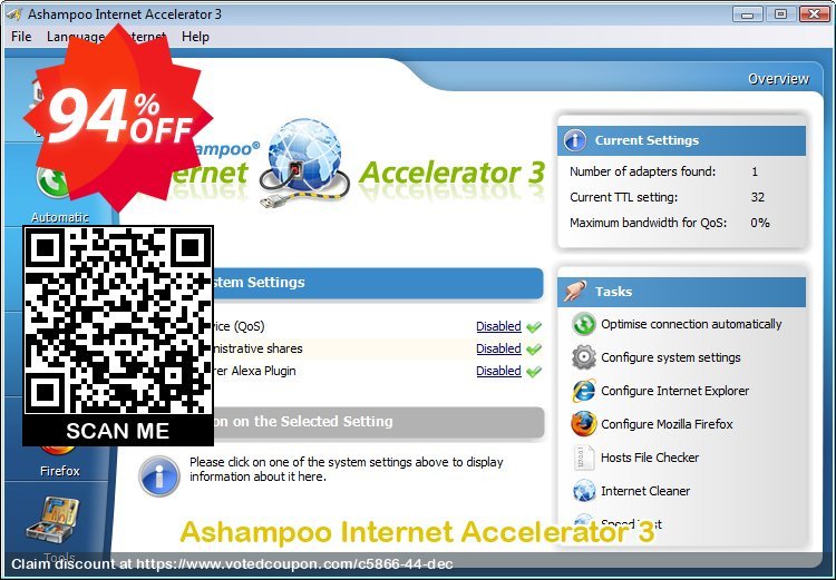 Ashampoo Internet Accelerator 3 Coupon Code Jun 2024, 94% OFF - VotedCoupon