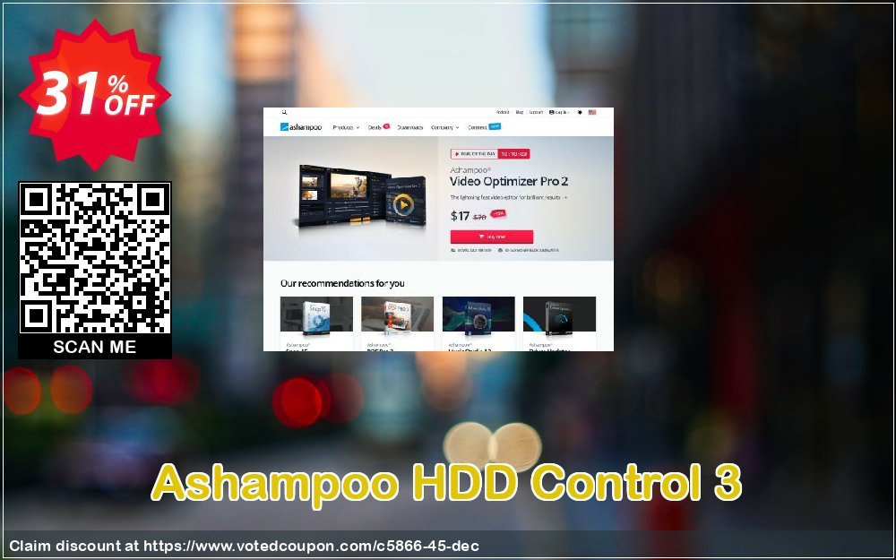Ashampoo HDD Control 3 Coupon Code May 2024, 31% OFF - VotedCoupon