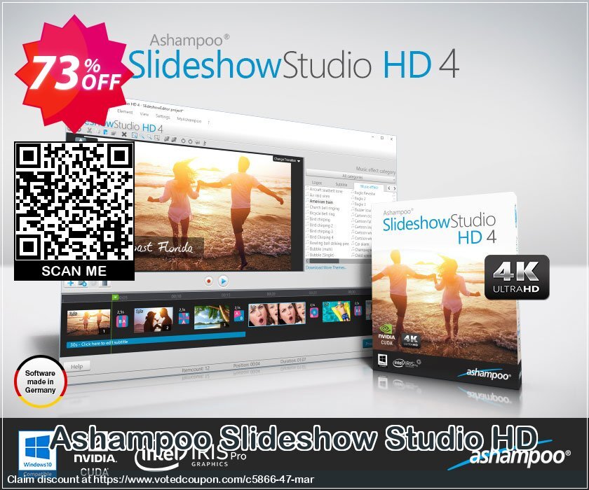 Ashampoo Slideshow Studio HD Coupon Code Apr 2024, 73% OFF - VotedCoupon