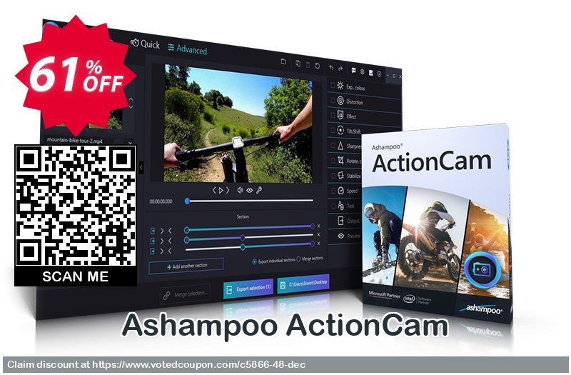 Ashampoo ActionCam Coupon, discount 60% OFF Ashampoo ActionCam, verified. Promotion: Wonderful discounts code of Ashampoo ActionCam, tested & approved