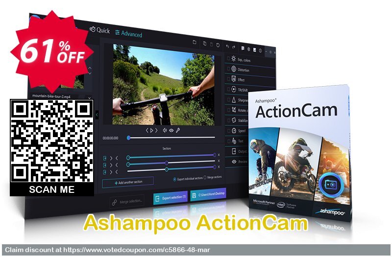 Ashampoo ActionCam Coupon, discount 60% OFF Ashampoo ActionCam, verified. Promotion: Wonderful discounts code of Ashampoo ActionCam, tested & approved