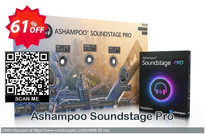 Ashampoo Soundstage Pro Coupon, discount 60% OFF Ashampoo Soundstage Pro, verified. Promotion: Wonderful discounts code of Ashampoo Soundstage Pro, tested & approved