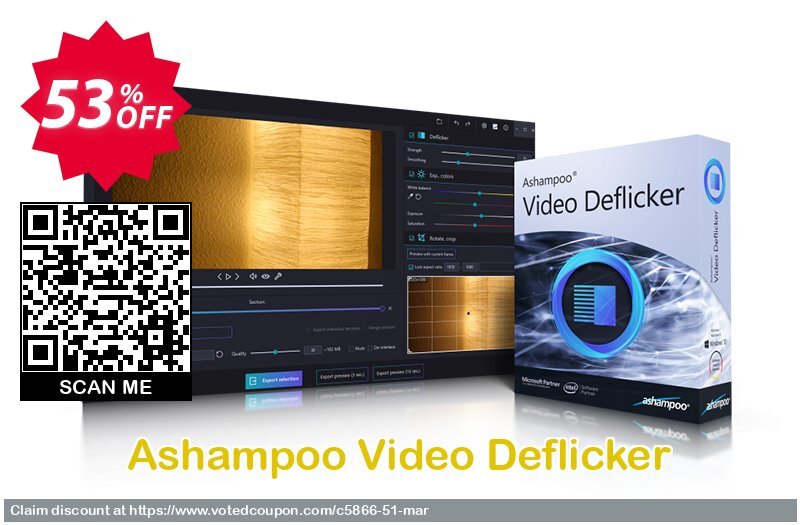 Ashampoo Video Deflicker Coupon Code May 2024, 53% OFF - VotedCoupon