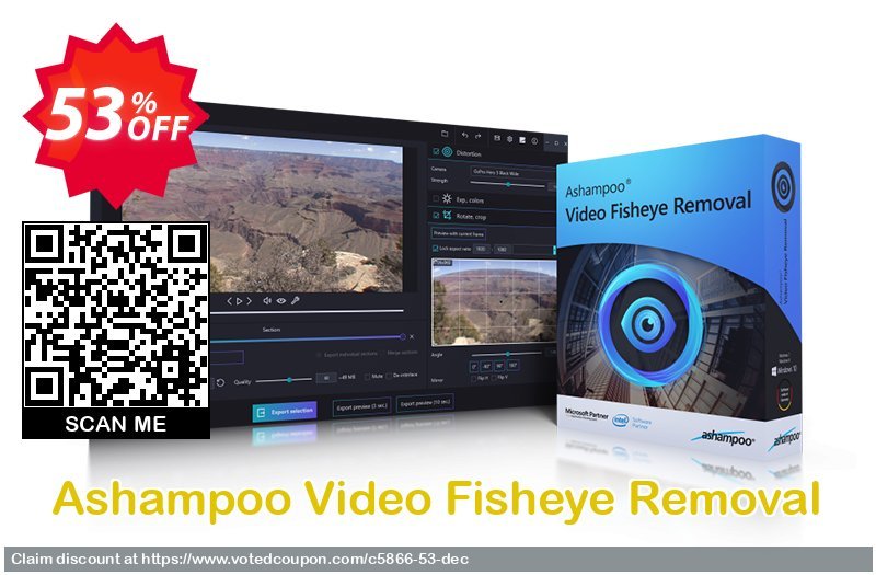 Ashampoo Video Fisheye Removal Coupon, discount 50% OFF Ashampoo Video Fisheye Removal, verified. Promotion: Wonderful discounts code of Ashampoo Video Fisheye Removal, tested & approved