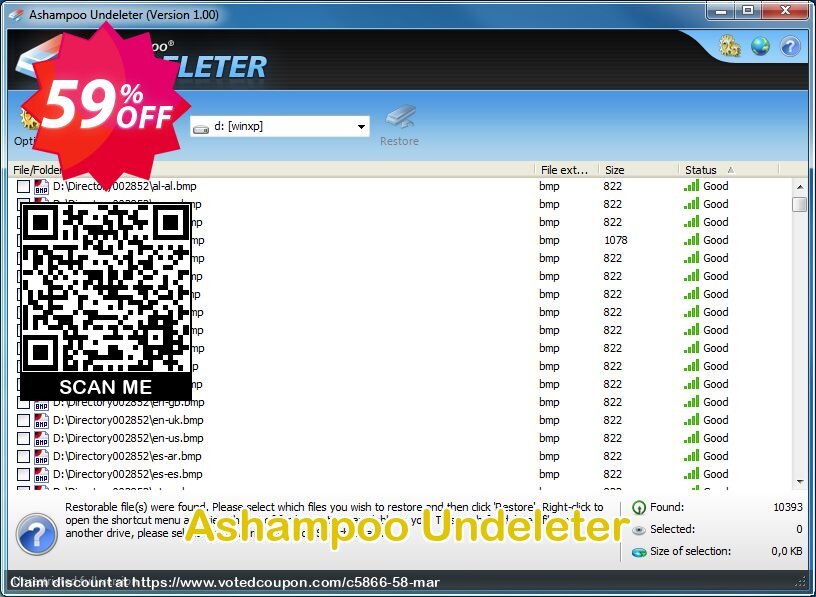 Ashampoo Undeleter Coupon Code Apr 2025, 59% OFF - VotedCoupon