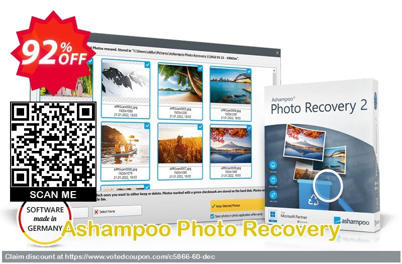 Ashampoo Photo Recovery Coupon, discount 91% OFF Ashampoo Photo Recovery, verified. Promotion: Wonderful discounts code of Ashampoo Photo Recovery, tested & approved