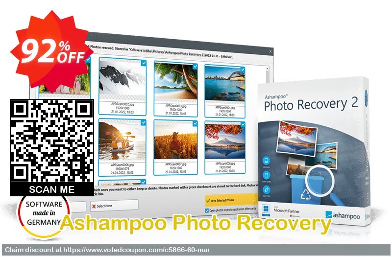 Ashampoo Photo Recovery Coupon Code Apr 2024, 92% OFF - VotedCoupon