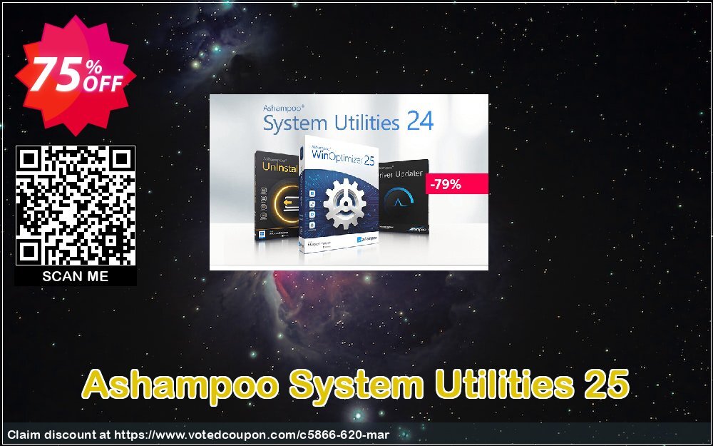 Ashampoo System Utilities 25 Coupon, discount 75% OFF Ashampoo System Utilities 24, verified. Promotion: Wonderful discounts code of Ashampoo System Utilities 24, tested & approved