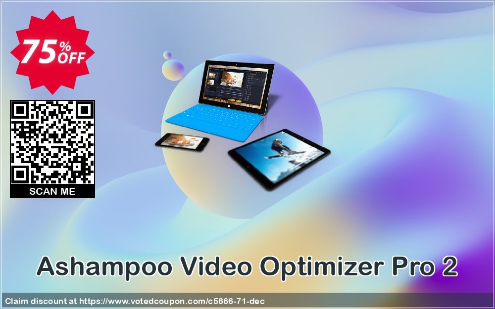 Ashampoo Video Optimizer Pro 2 Coupon, discount 75% OFF Ashampoo Video Optimizer Pro 2, verified. Promotion: Wonderful discounts code of Ashampoo Video Optimizer Pro 2, tested & approved