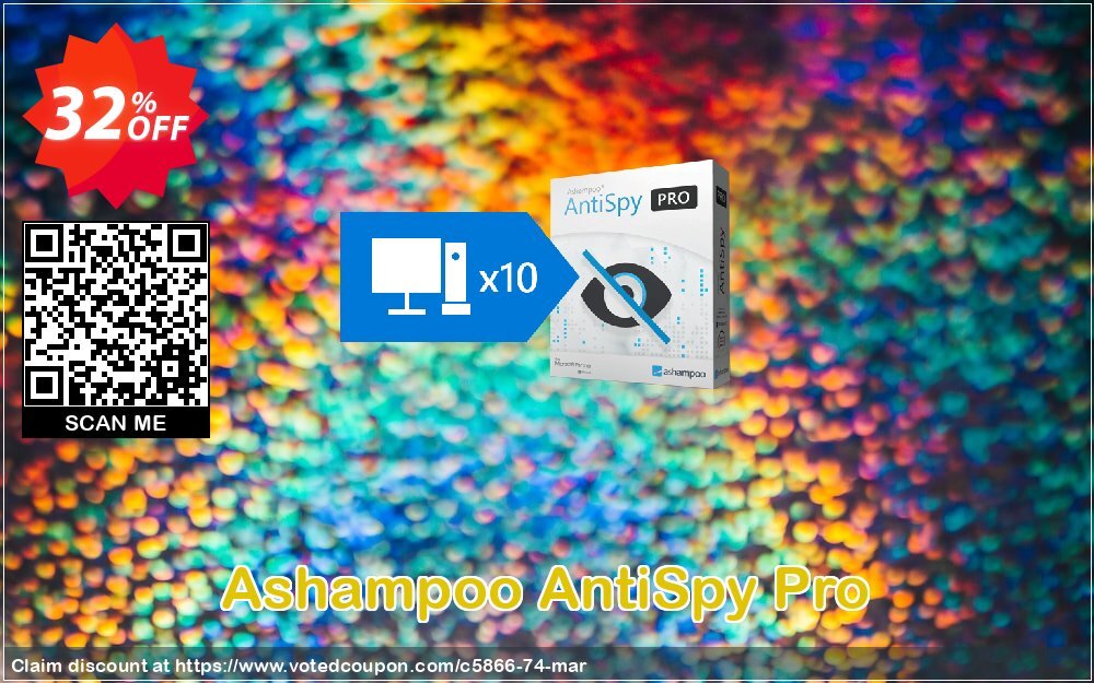 Ashampoo AntiSpy Pro Coupon, discount 30% OFF Ashampoo AntiSpy Pro, verified. Promotion: Wonderful discounts code of Ashampoo AntiSpy Pro, tested & approved