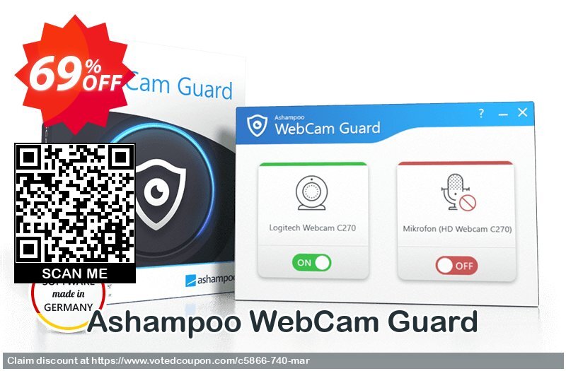 Ashampoo WebCam Guard Coupon Code May 2024, 69% OFF - VotedCoupon